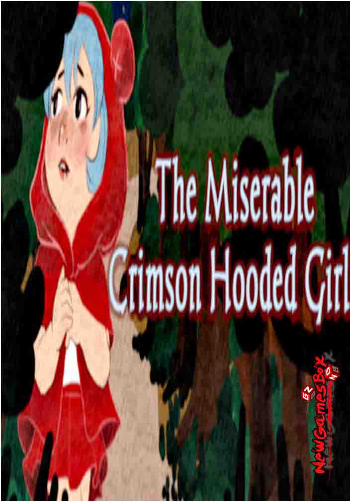 The miserable crimson hooded girl crack face