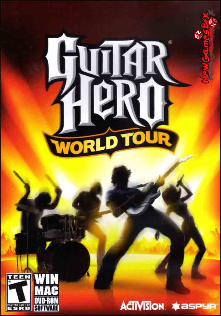 guitar hero world tour pc dvd