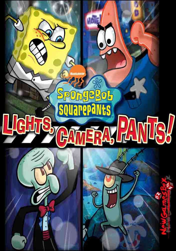 SpongeBob SquarePants Lights Camera Pants Free Download