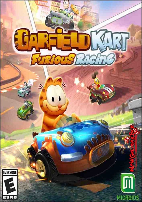 garfield kart furious racing logo